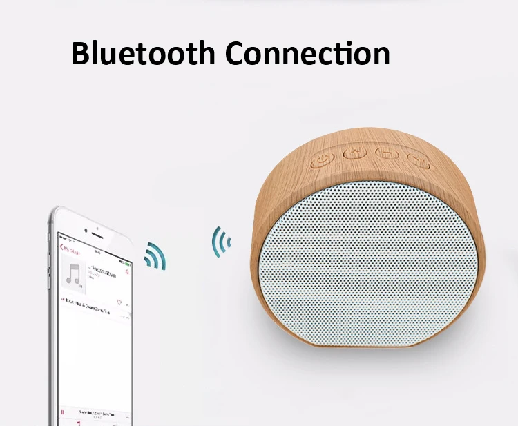 Деревянные зерна Bluetooth динамик Поддержка TF карты портативный мини сабвуфер беспроводной динамик поддержка Aux аудио в и громкой связи
