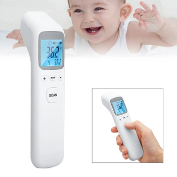 

Ear Forehead Thermometer Body Infrared Thermometer Non-touch LCD Digital Display Temperature Meter Fast Reading