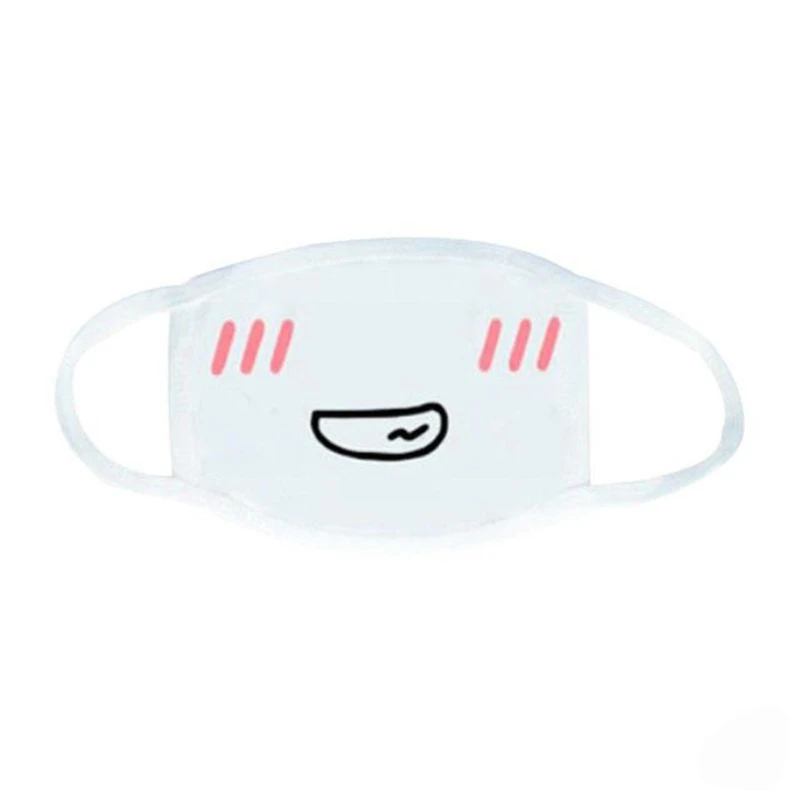 Moe& Cute аниме Kaomoji-kun Emoticon Анти-пыль хлопок рот защитная маска - Цвет: 8