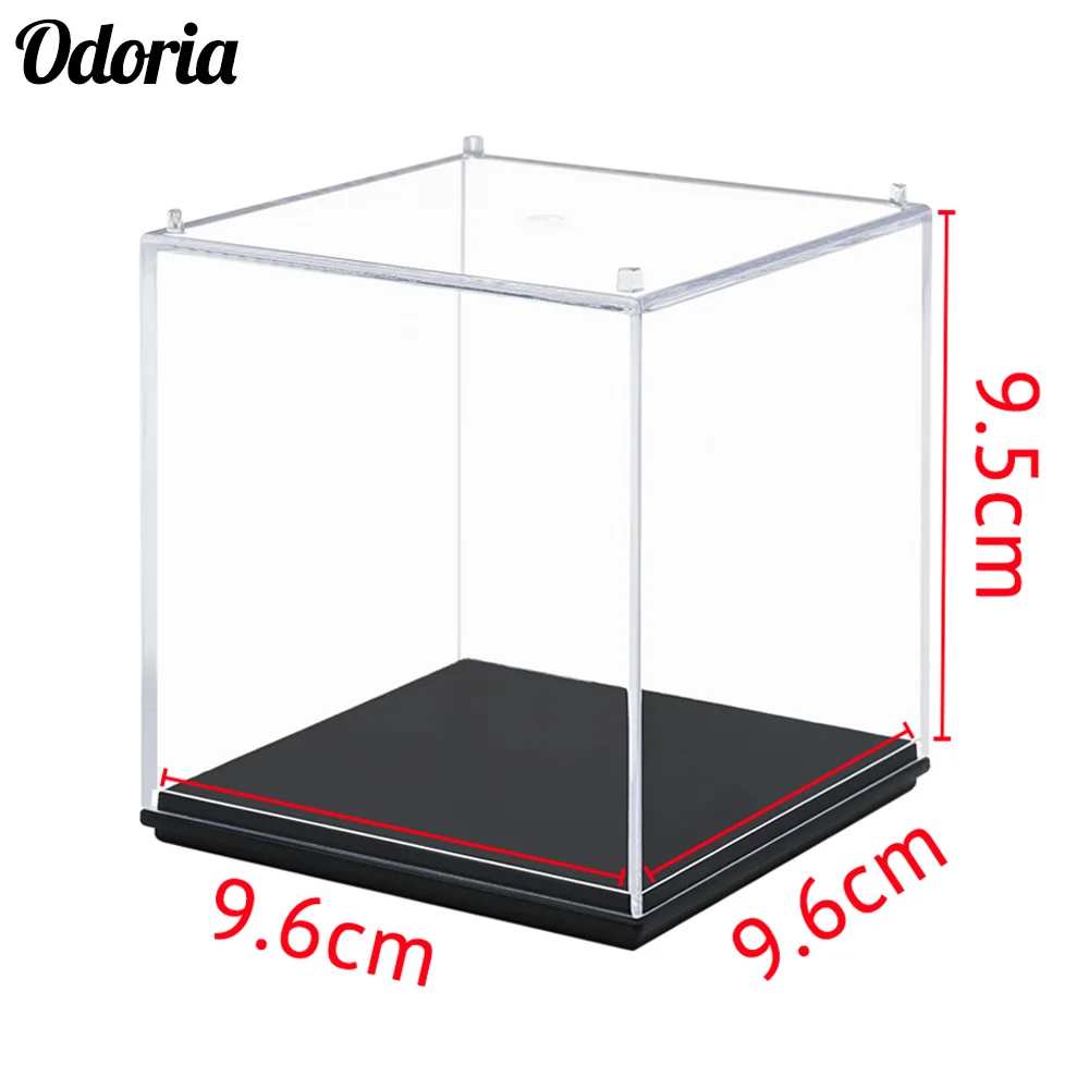 9.6 x 9.6 x 9.5cm Odoria акриловый/пластиковый чехол для дисплея 10 см H Perspex прозрачная Пылезащитная защита УФ для экшн-моделей коллекционные вещи - Цвет: 9.6 x 9.6 x 9.5cm