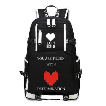 

New Undertale Backpack School Bags Bookbag Cosplay Anime Game Sans Travel Casual Laptop Shoulder Bags Rucksack