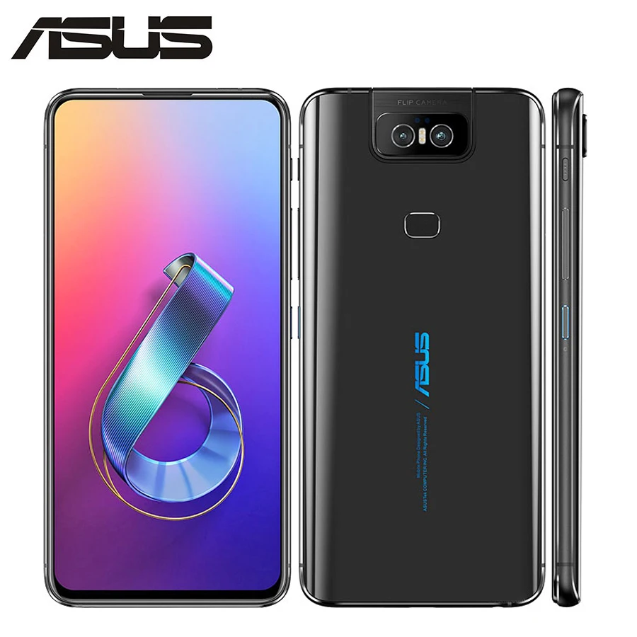 Новый Asus Zenfone 6 ZS630KL Dual SIM 4G мобильный телефон ГБ 128 Snapdragon855 Octacore 4 &quot1080x2340 5000 мАч NFC