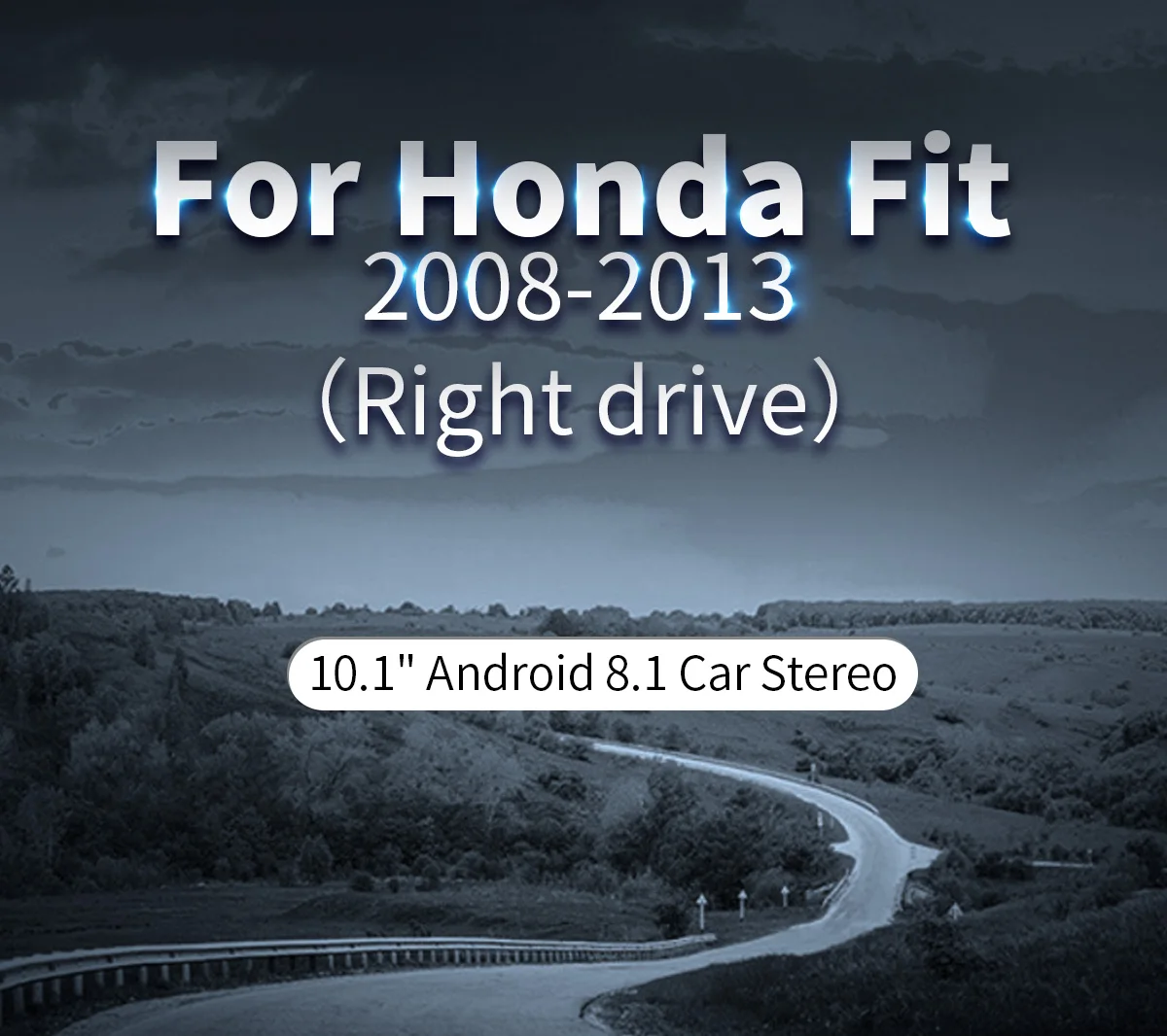 1" Android 8,1 стерео для автомобиля HONDA FIT JAZZ 2007-2013 правый руль автомобиля головное устройство плеер gps навигация радио WiFi 4G SWC FM