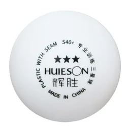 100pcs/Pack New White 3 Star New Material Environmental Ping Pong Ball S40+ 2.8g ABS Plastic Table Tennis Balls for Competition