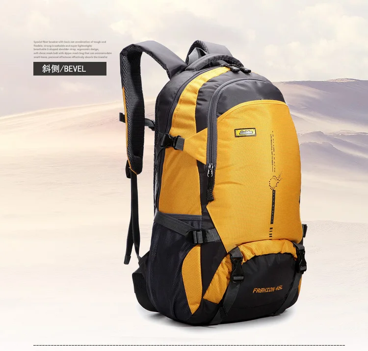 Manufacturers Customizable Shoulder Mountaineering Bag Men Large-Volume Backpack Women's Outdoor Casual Camping Sports Backpack