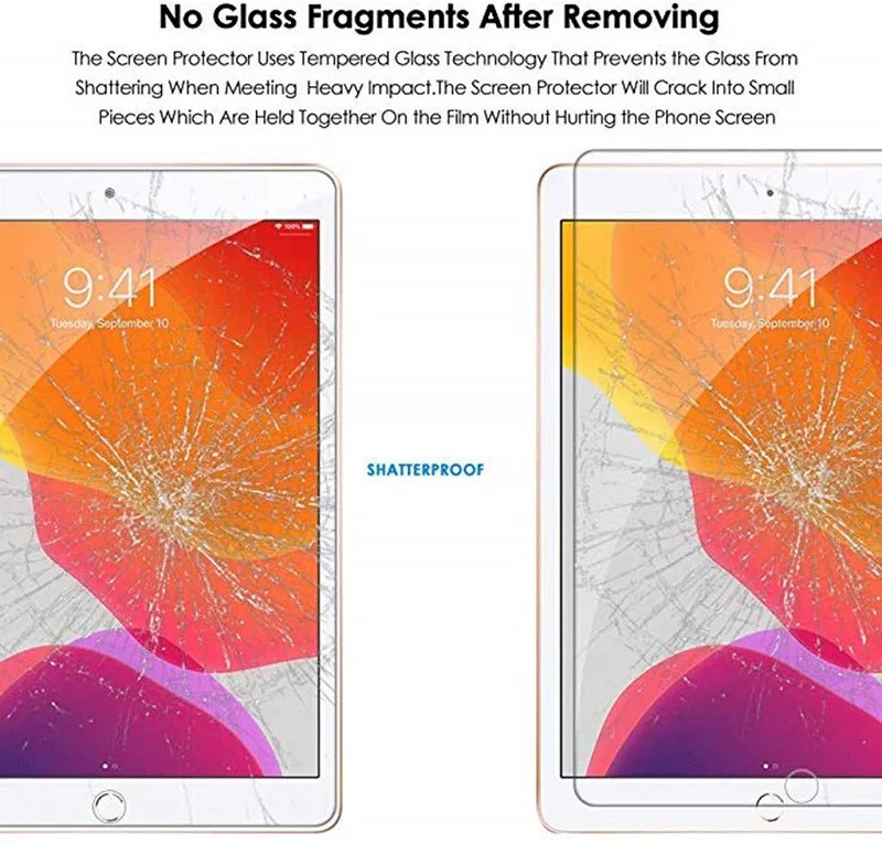 Защитная пленка для экрана для iPad 10,2 из закаленного стекла для Apple iPad 7 7-го поколения A2200 A2198 A2232