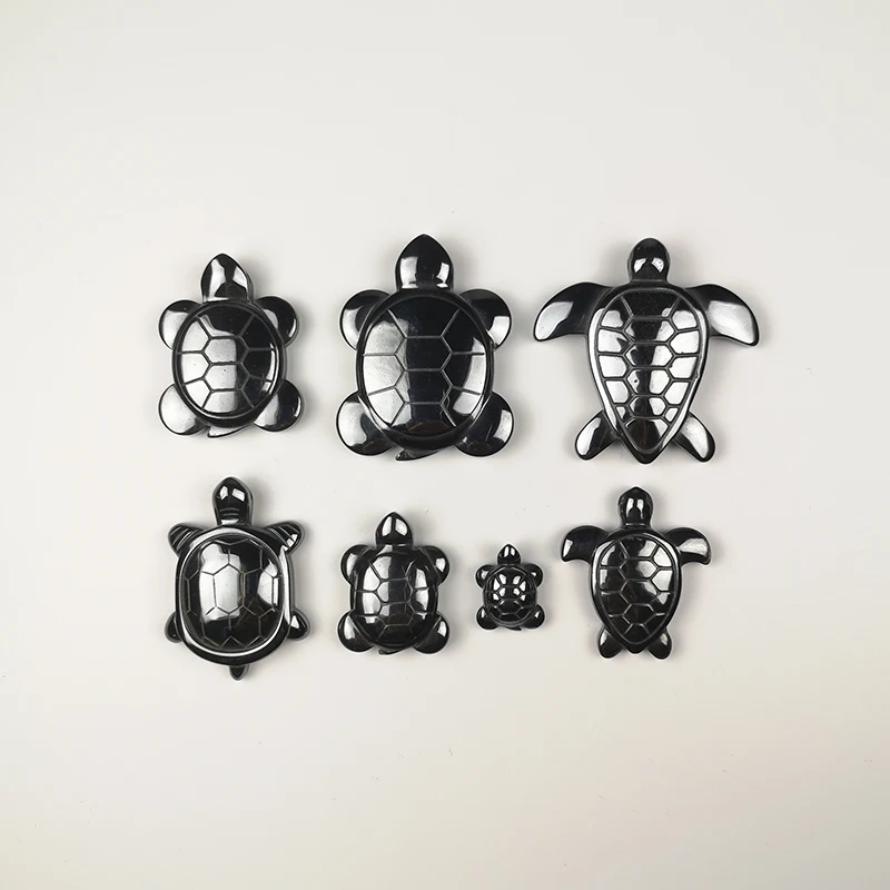 Natural Stone Hematite Animal Tortoise Necklace Charms Bracelets Jewelry DIY Making Turtle Fashion Necklaces 2020 Woman Men 3