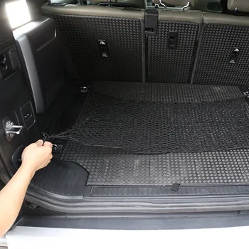 랜드로버 디펜더 차량용 트렁크 탄성 메쉬 네트, 자동차 스타일링 보관 가방, 포켓 케이지, 벨크로 그리드 포켓 홀더, 자동차 액세서리