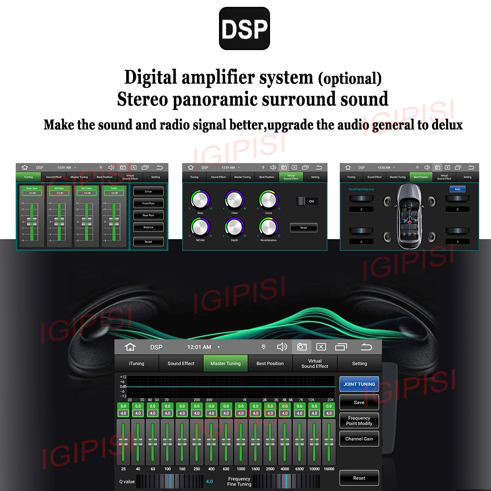 Perfect DSP Chip 9" 1 Din Car Multimedia player Android 9 GPS Autoradio Stereo System For BMW/E46/M3/Rover/3 Series 4GB + 64GB FM Radio 5
