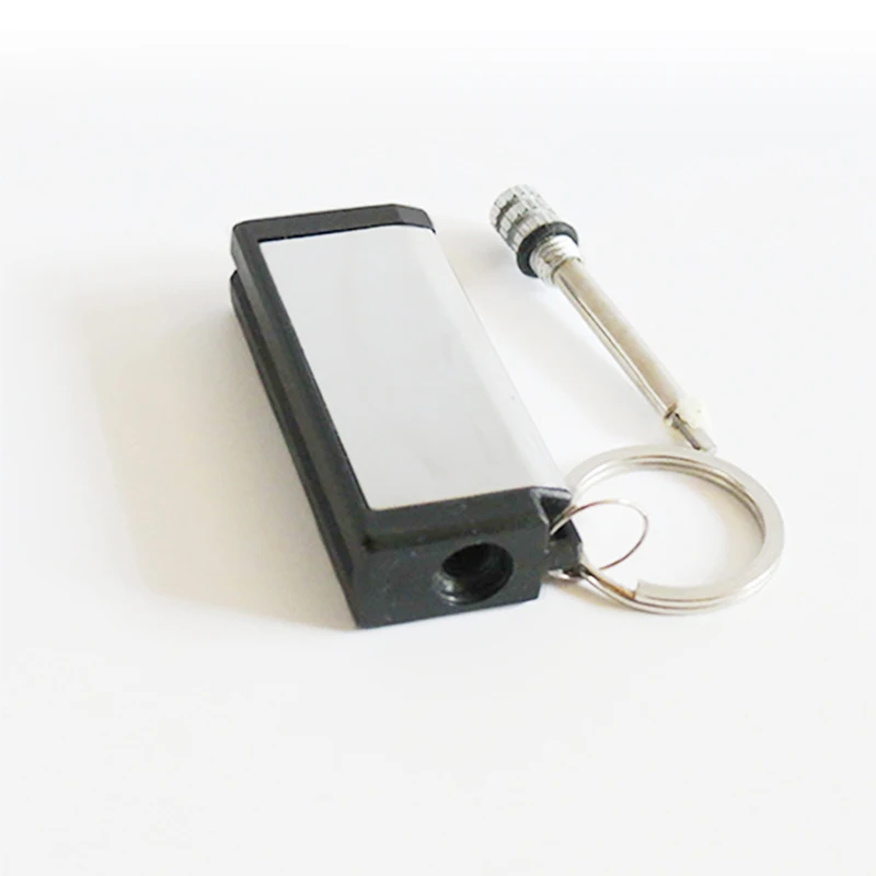 

High quality Match Striker Torch Keychain Lighter Emergency Camping Tool Rectangular stainless steel creative keychain Outdoor