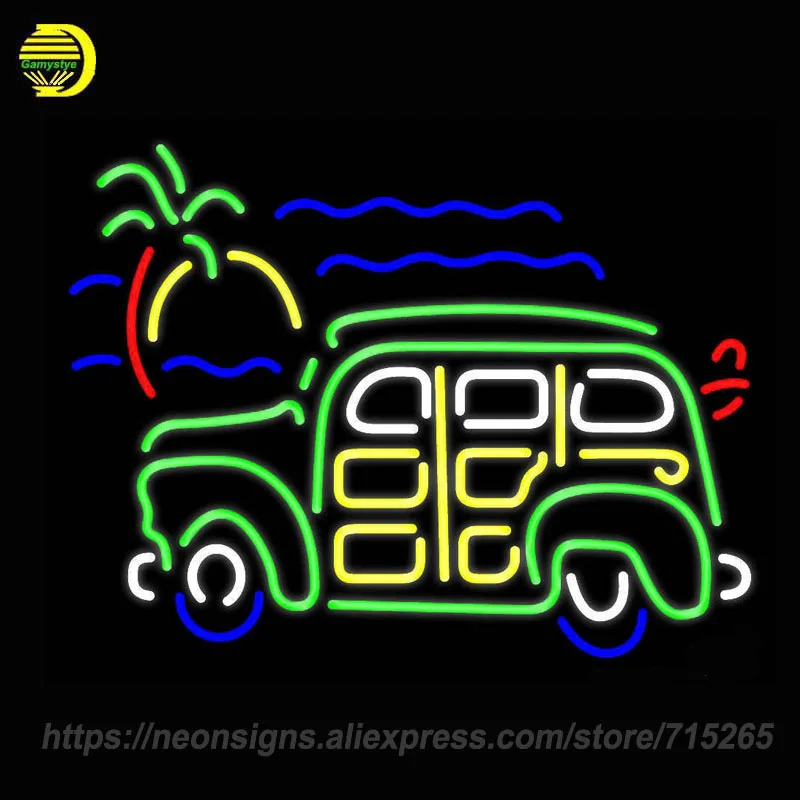 

CAR COORS LIGHTS Neon Sign For Room neon light Custom Arcade Glass Neon Light Sign Beer Bar Glass Tubes Sexy Lamp Leopard Neon