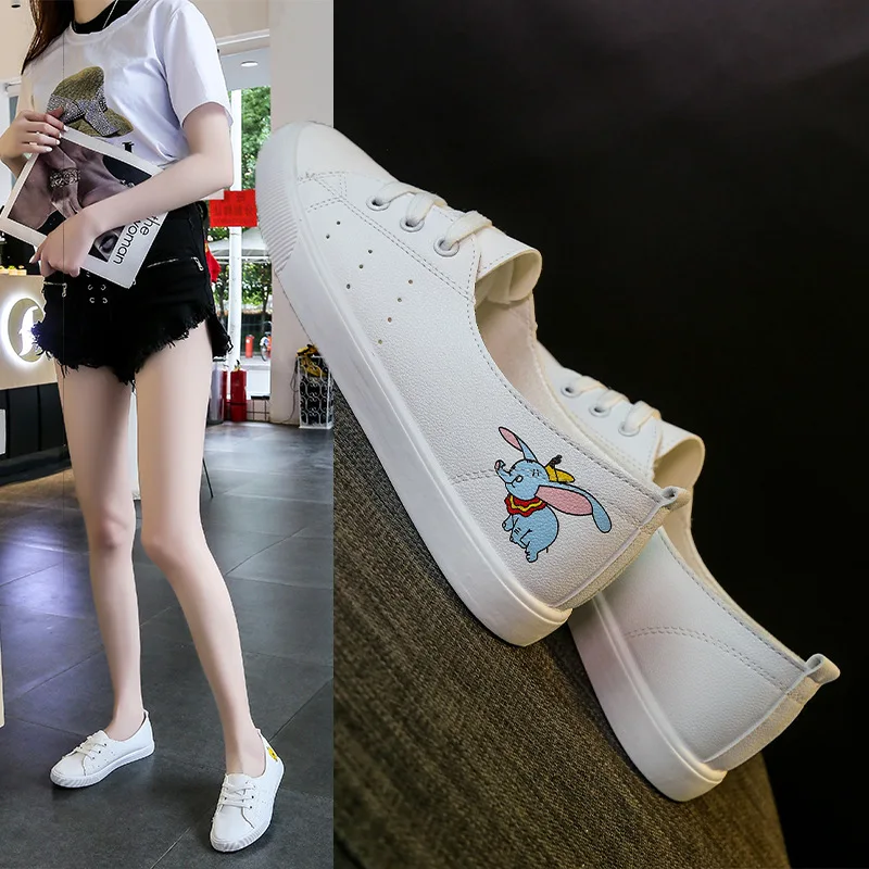 

Girls Shoe White Shoes Student Shoes 2019 Summer New Style Women's Casual Running