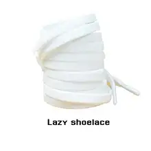 

Flat-bottomed All-match Shoelaces/black and White Universal Shoelaces for Boys and Girls, Metal Zippers, Free Lazy Shoelaces