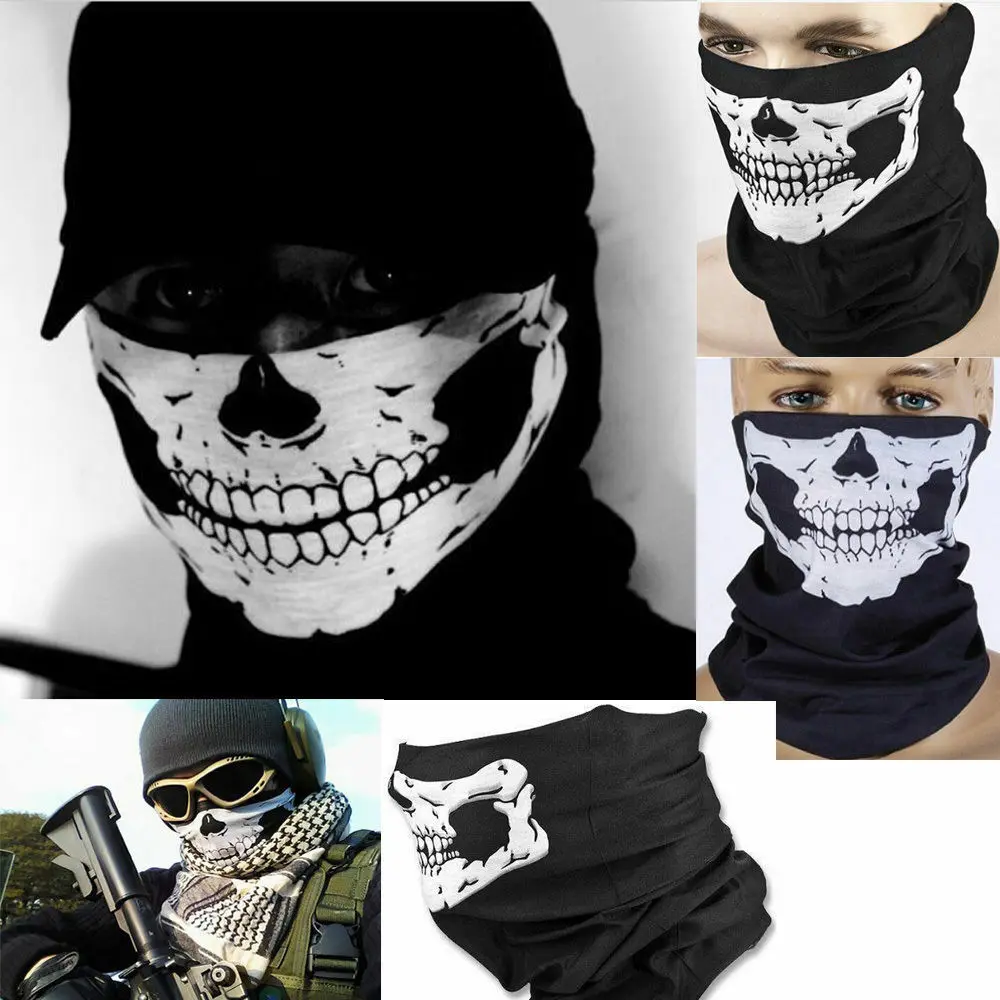 

3d Seamless Neck Cycling Horror Demon Vampire Skull Facemask Mask Headband Headwear Headscarf Bicycle Zombie Scarf Bandanas