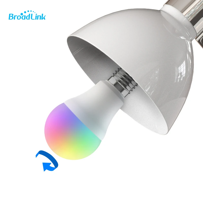 Colorido com Controle de Eficiência Regulável com Alexa e Google Broadlink-lâmpada Inteligente Lb27 Led - Image 4