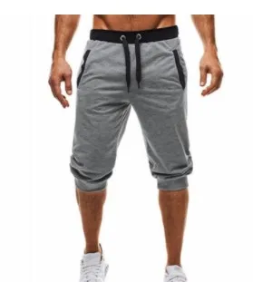 Модные летние шорты мужские повседневные Фитнес шорты для бега Homme брендовые удобные короткие мужские брюки длиной до колена бордшорты - Цвет: 3