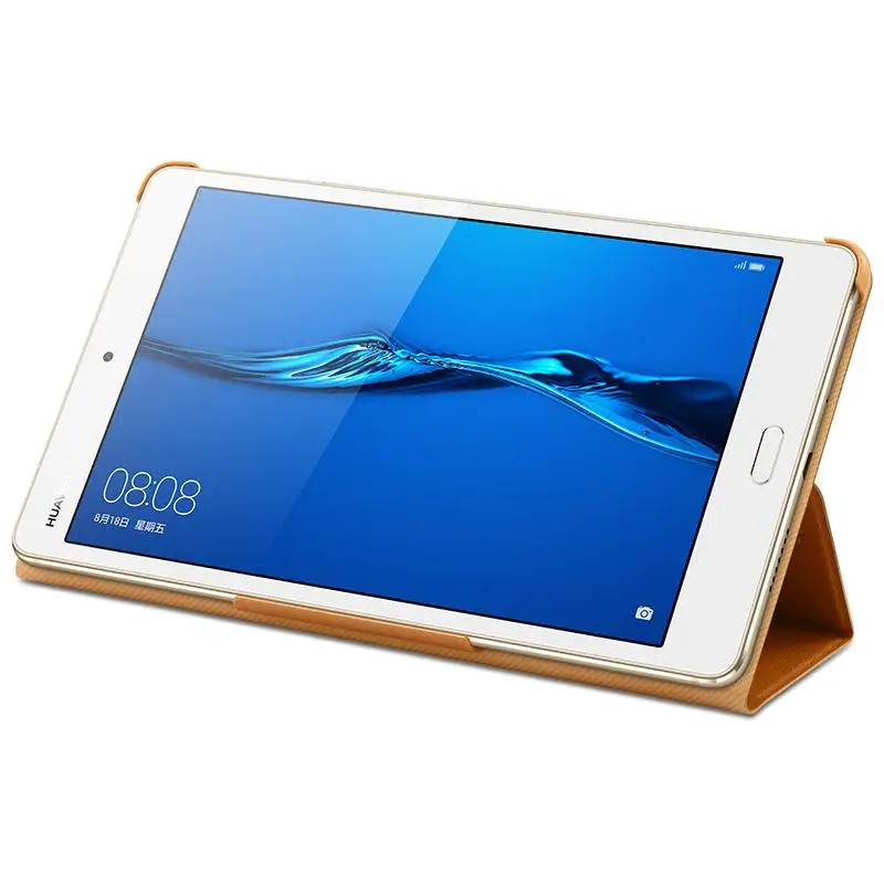 For HUAWEI M3 Lite 8.0 inch Matte Leather Smart Case