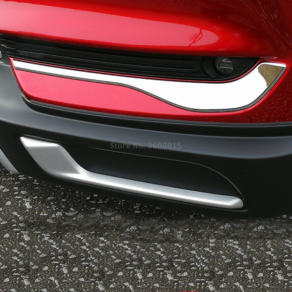 Для Mazda CX 5 CX5 KF 2017 2019 2020 Хромированная передняя нижняя противотуманная фара