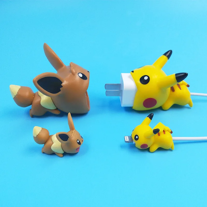 Pokemon Go аксессуары для косплея Пикачу Eevee USB защитный чехол