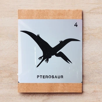 

5*5inch Dinosaur Pterosaur Jurassic DIY Layering Stencils Painting Scrapbook Coloring Embossing Album Decorative Template