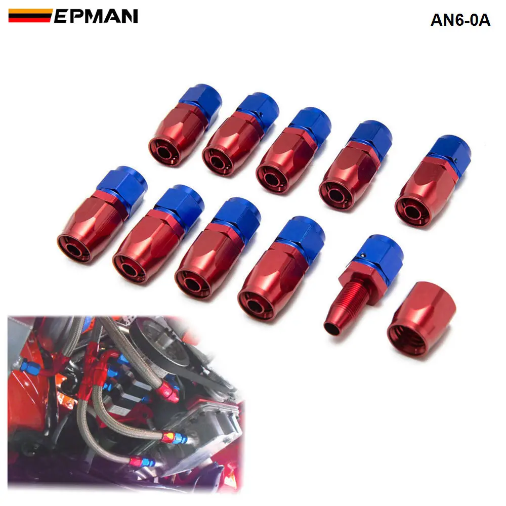 Walbro Auto Performance Fuel Hoses, Lines & Fittings 4-Pack 90 Degree Swivel Fittings - AN10 (10AN) Black Anodized, For Fuel/Oil Lines 10AN Black Fitting - Foto 2