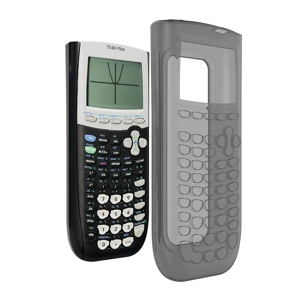 Силиконовый чехол для инструментов TI-84 Plus калькулятор Мягкий ТПУ устойчивый к царапинам белый розовый синий черный калькулятор защитный чехол
