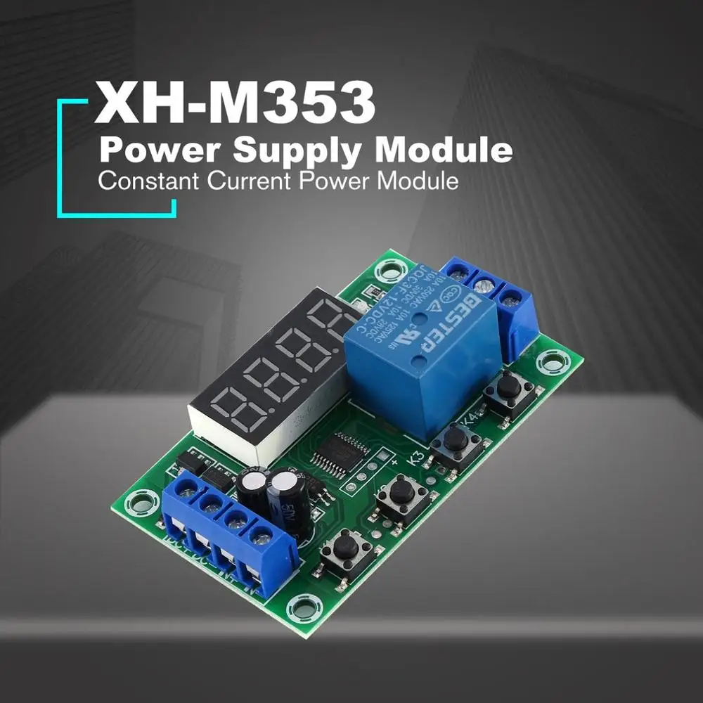 XH-M353 постоянный ток/модуль для ограничения напряжения и мощности питания батареи литий-контроль зарядки аккумулятора 1,25-30 в 0-2A
