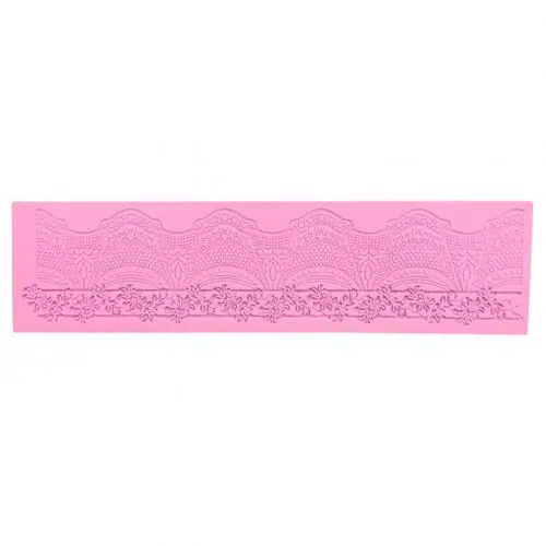 LS 22 Hot Sale Silicone Lace Flower Cake Mold Fondant Icing Mat Pastry Baking Decoration Tool - Цвет: LS 22