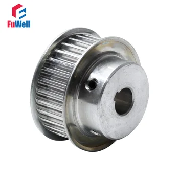 

HTD Timing Pulley 5M-32T 16mm Belt Width With Keyway 32Teeth Transmission Pulley 8/10/15/20mm Bore Aluminum Alloy Toothed Pulley
