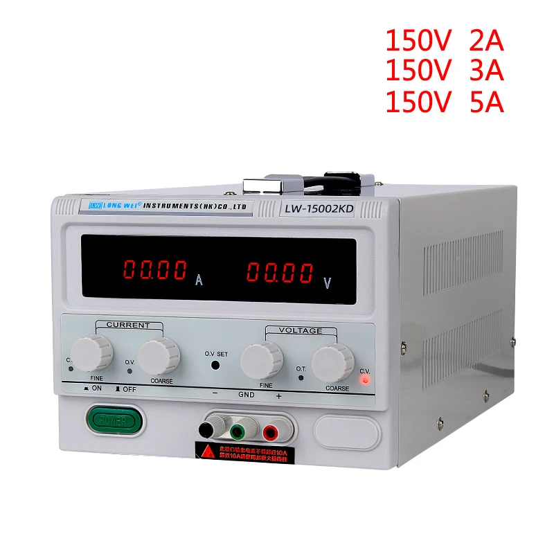 Alimentatore Da Laboratorio Regolabile 150V 2A 3A 5A Regolatore Di Tensione E Corrente Alimentazione Da Banco Alimentatori A Commutazione Digitale Lun