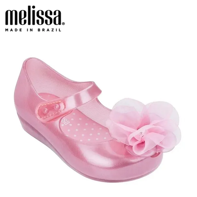 Мини Melissa Ultragirl цветок девушка желе обувь сандалии 2020 детская дети Zandalias шлепанцы