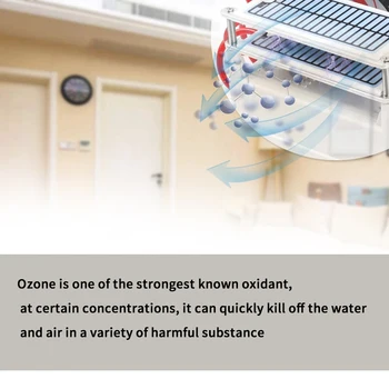 

Portable Ozone 28G/H Generator Formaldehyde Remove Machine Air Filter Purifier Fan for Home Car EU Plug