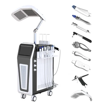 

Multifunction 10 in 1 Water Jet high pressure Facial oxygen Cleaning Machine Beauty Device