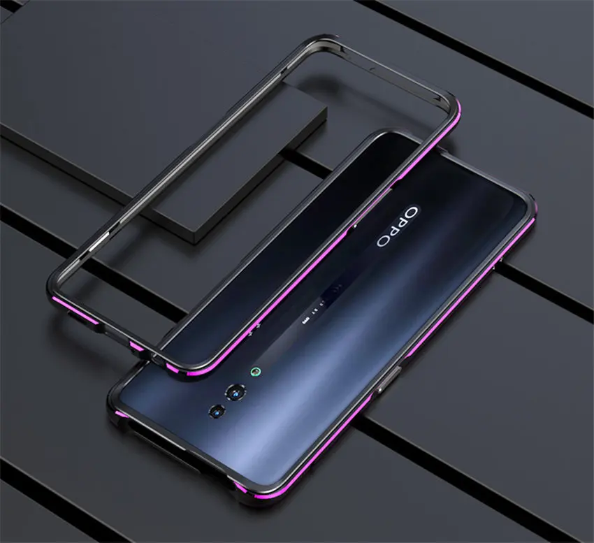 Ультратонкий чехол с металлической рамкой для sony Xperia XZ3 XZ2 компактный чехол жесткий алюминиевый бампер чехол для sony Xperia XZ2 Premium - Цвет: black purple