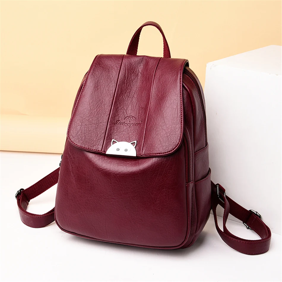 Mochila Feminina рюкзак из мягкой кожи для женщин рюкзак высокого качества школьные сумки для девочек-подростков Sac A Dos Femme