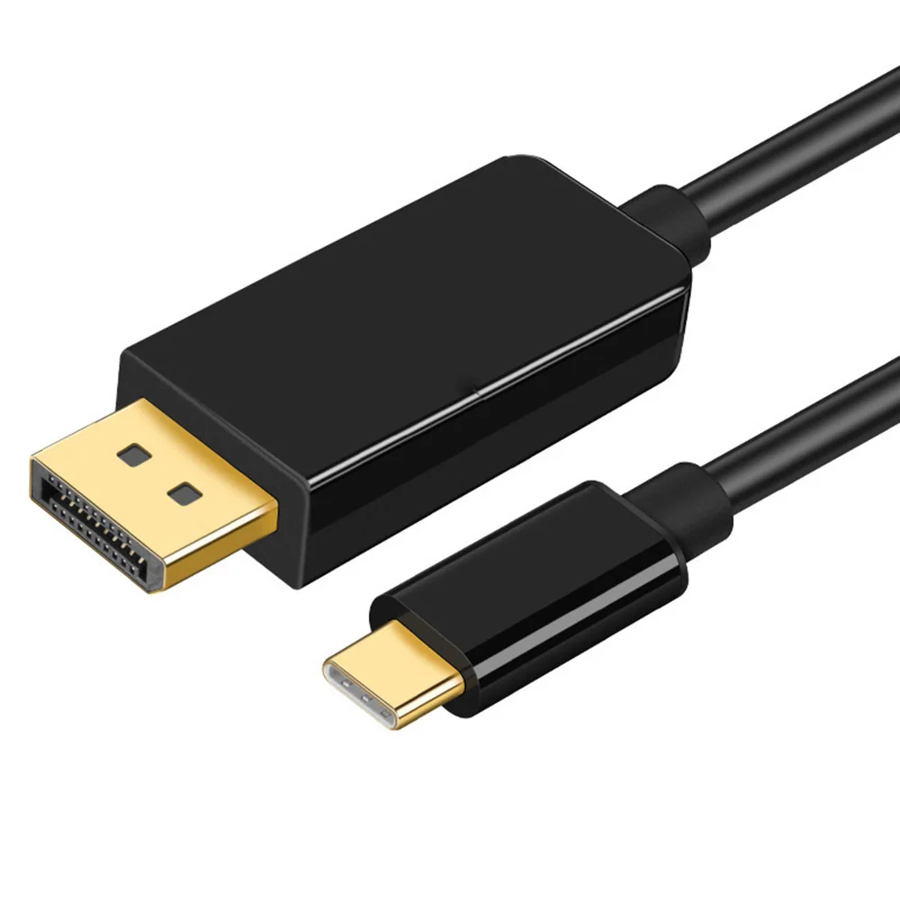 4K 60Hz Thunderbolt 3 USB-C Displayport 1 2 mini displayport кабель 6 футов 8 м для apple macbook и pro Type C to DP male |