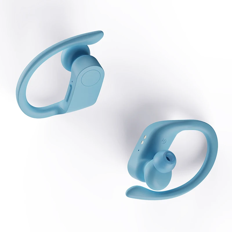DE8 2 TWS Wireless Bluetooth 5 0 Earphones IPX4 Ear Hooktype Stereo Earpiece With Charging Box For iphone and Android phone