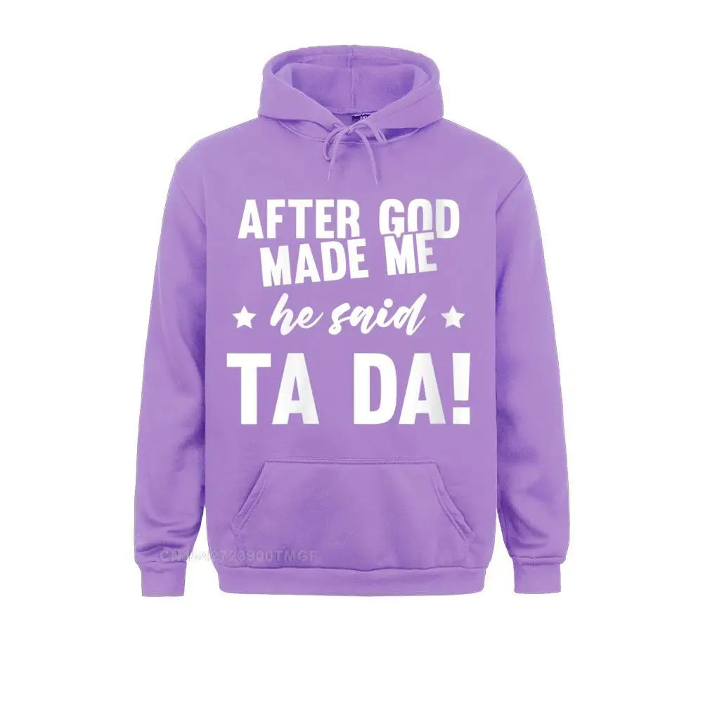  Mens Long Sleeve Womens After God Made Me He Said Ta Da Funny Christian Humor Gift V-Neck T-Shirt__B5375 Sweatshirts Group Hoodies Prevalent Sportswears Womens After God Made Me He Said Ta Da Funny Christian Humor Gift V-Neck T-Shirt__B5375purple