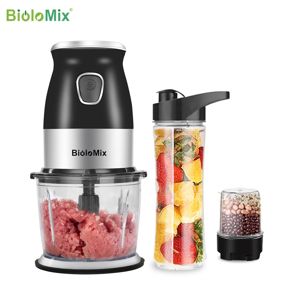 Permalink to BPA FREE 500W Portable Personal Blender Mixer Food Processor With Chopper Bowl 600ml Juicer Bottle Meat Grinder Baby Food Maker