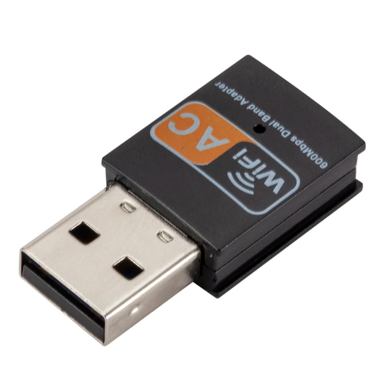 Беспроводная сетевая карта USB WiFi адаптер USB Ethernet WiFi Dongle 600 Мбит/с 5 ГГц Lan USB Wi-Fi адаптер PC Antena Wi Fi приемник AC