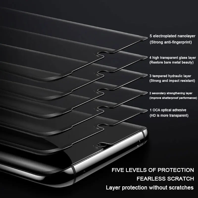 4K полное покрытие закаленное стекло для huawei P30 P20 Pro lite защита экрана на Nova 3E Защитное стекло для mate 10 lite стекло