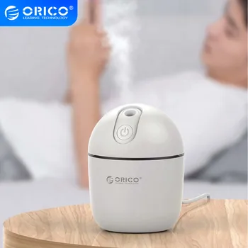 

ORICO Mini Portable USB Desktop Air Humidifier 200ML/300ML USB Cooler with LED Night Lamp 12h Duration for Office Home Car White