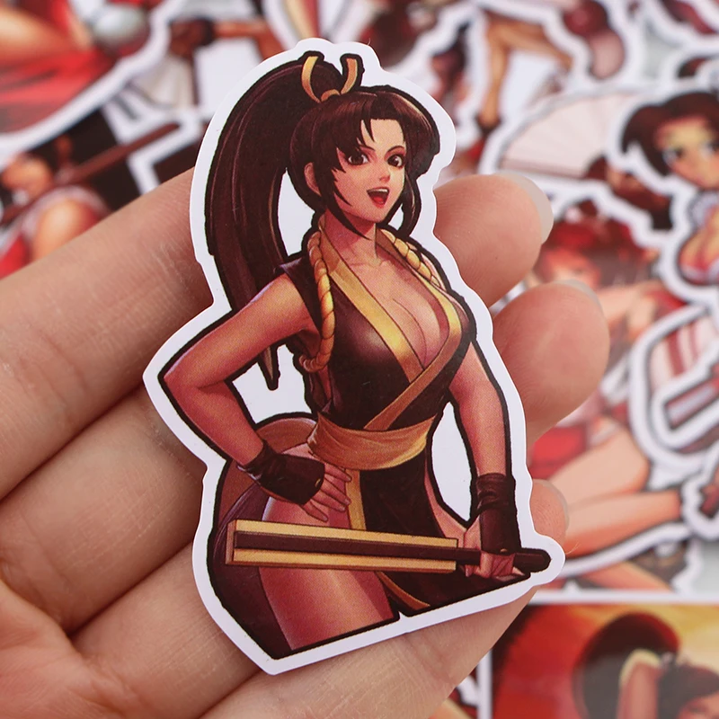 CA640 37 шт./компл. Mai Shiranui смешанные наклейки ноутбук скейтборд багаж Стайлинг наклейки-граффити сексуальные водонепроницаемые наклейки