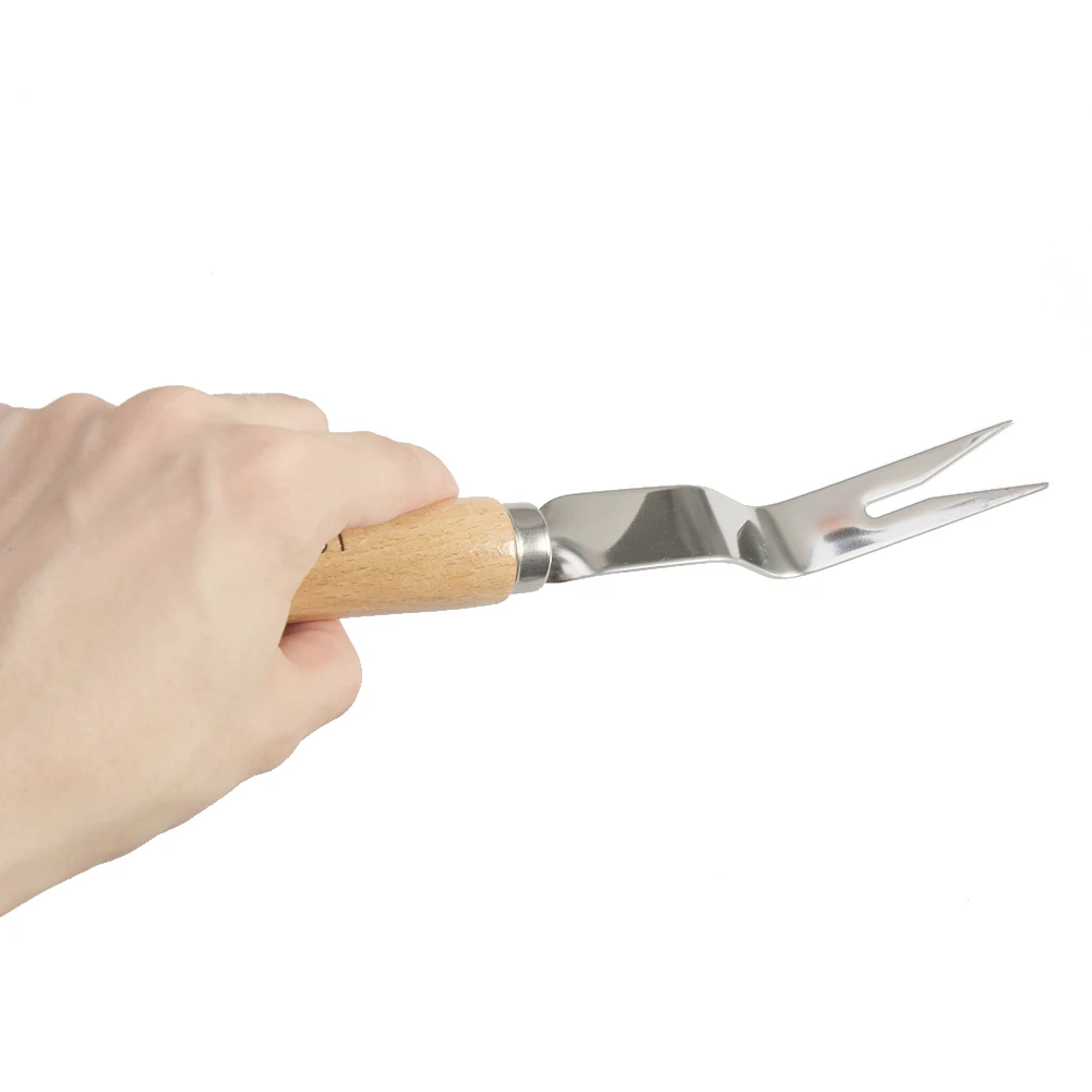 Инструмент для удаления ручного инструмента Grubber легкая вилка для прополки ручная тяга садовая Обрезка трансплантация копание посадка деревянная ручка