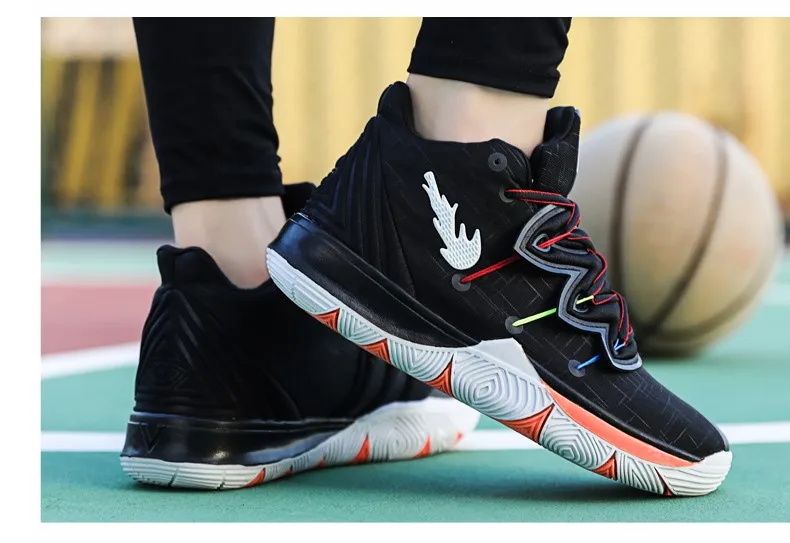 Мужские баскетбольные кроссовки Kyrie 5, кроссовки в стиле ретро 11, Uptempo Lebron, обувь для мальчика, 1 светильник, спортивные ботинки, большие размеры