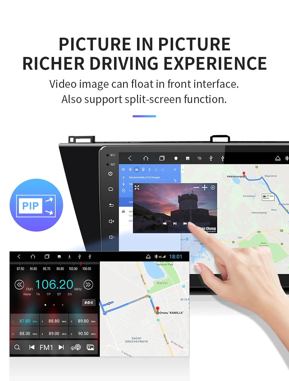 Isudar H53 4G Android 1 Din Авто радио для VW/Volkswagen/Tiguan- Автомобильный мультимедийный gps 8 ядерный ОЗУ 4 Гб Камера USB DVR DSP