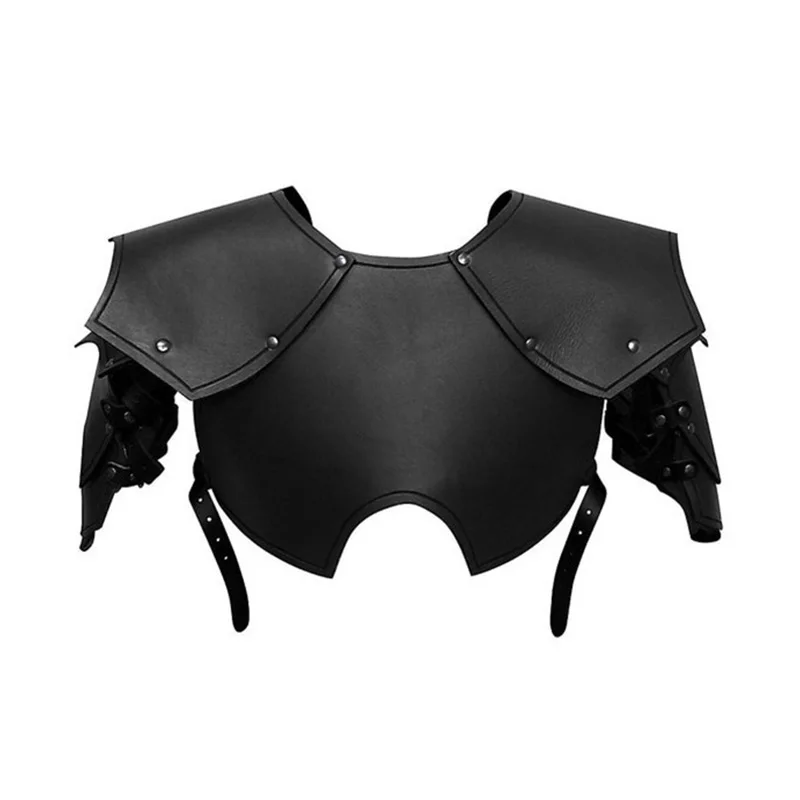 Medieval-Elf-Larp-Costume-Armor-Elven-Chest-Cuirass-Punk-Leather-Breastplate-Rome-Fencer-Gladiator-Shoulder-Pauldrons (1)