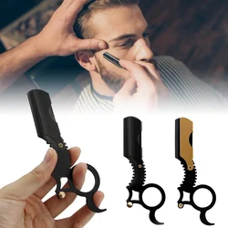 New Stainless Steel Straight Shaver Men Barber Edge Steel Safety Razors Vintage Manual Beard Shaving Knife Hair Removal Tool