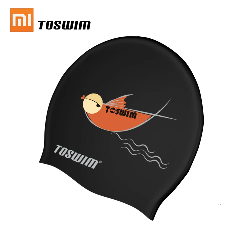 Style 2 Xiaomi TOSWIM шапочка для плавания мягкая водонепроницаемая высокая эластичная защита ушей для спорта на открытом воздухе унисекс для женщин и мужчин шапочка для купания s - Цвет: Style 2