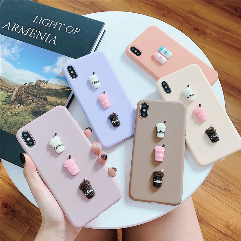 Роскошный милый мягкий 3D-чехол для iphone X XR XS 11 Pro Max 6s 7 8 plus samsung S8 S9 S10 Note A50 | Мобильные